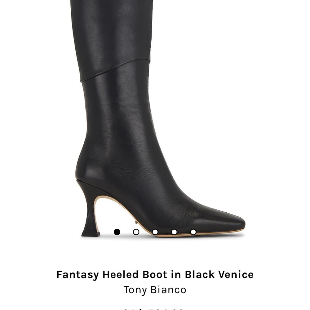 Tony Bianco Fantasy Black Venice 8cm Calf Boots Size 9.5 - BRAND NEW IN BOX - Picture 3 of 3